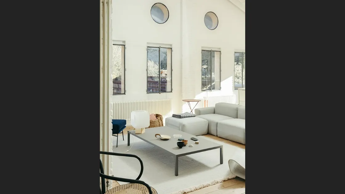 Tavolino in laminato Fenix Tense Low Table di MDF Italia