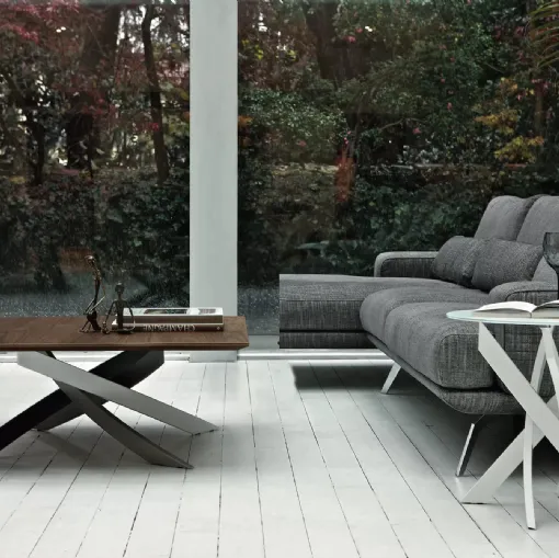 Tavolino in laminato Fenix Tense Low Table di MDF Italia