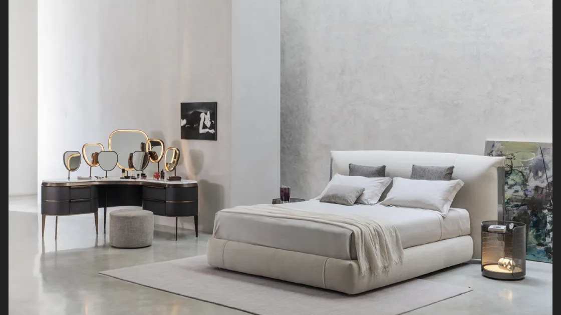 Letto con testiera Amal di Flou