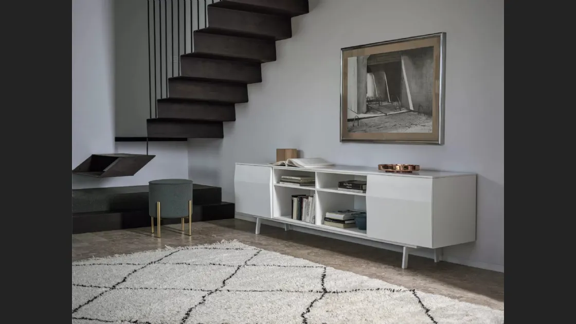 Madia Amsterdam in legno laccato di Bontempi