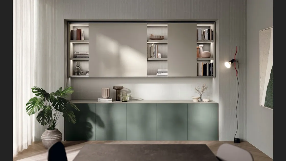 Parete Attrezzata Living Regola 01 di Scavolini