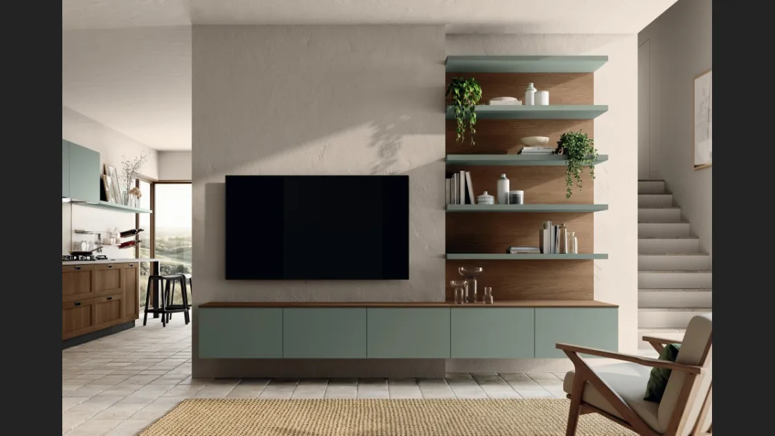 Parete Attrezzata Moda Living 03 di Scavolini