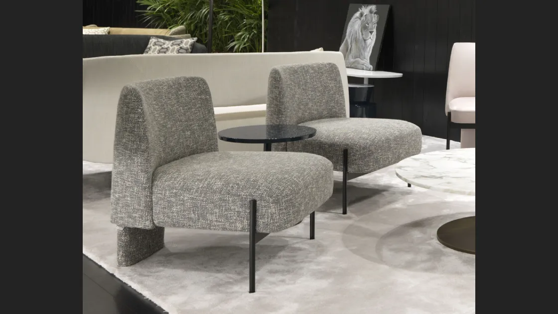 Poltroncina in tessuto Virgin di Misuraemme