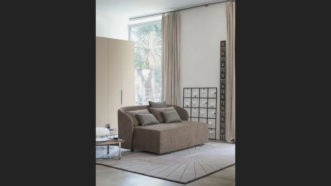 Divano Letto in tessuto Céline di Flou