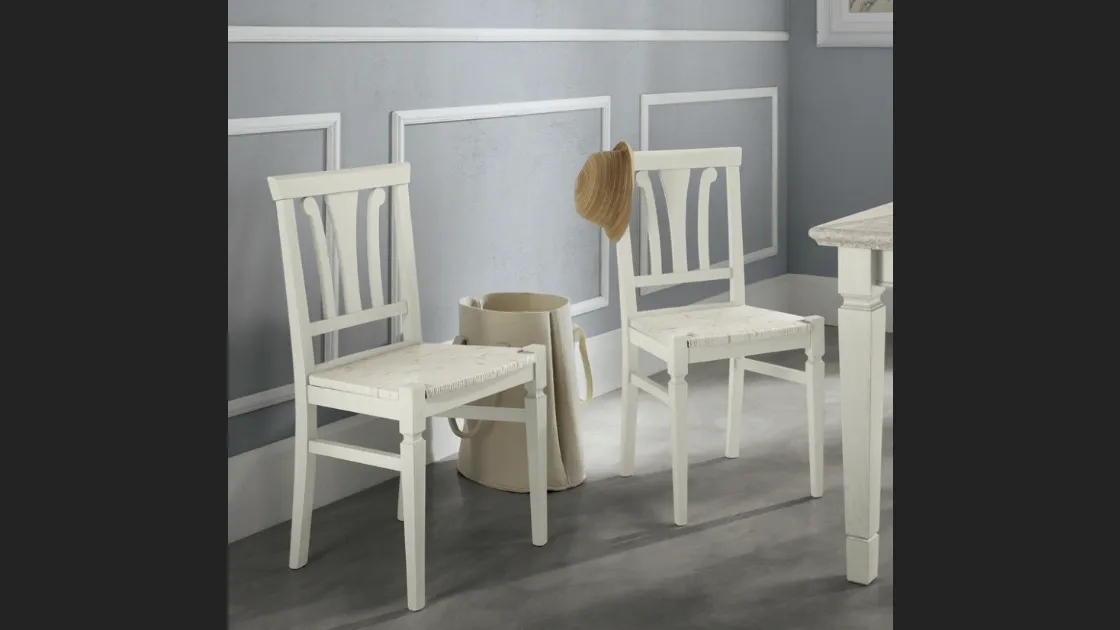 Sedia Corinne in legno di Scavolini