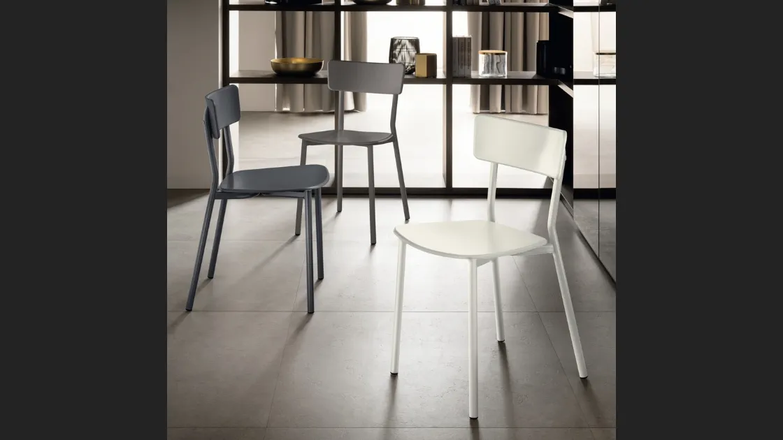 Sedia Metallic in polipropilene di Scavolini