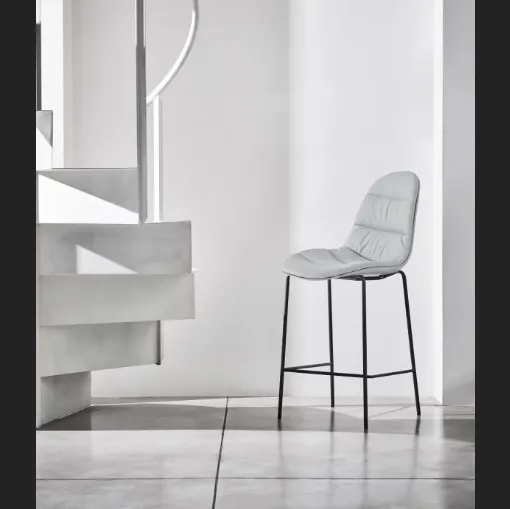 Sgabello Mood Rivestito di Bontempi