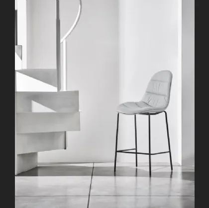 Sgabello Mood Rivestito di Bontempi