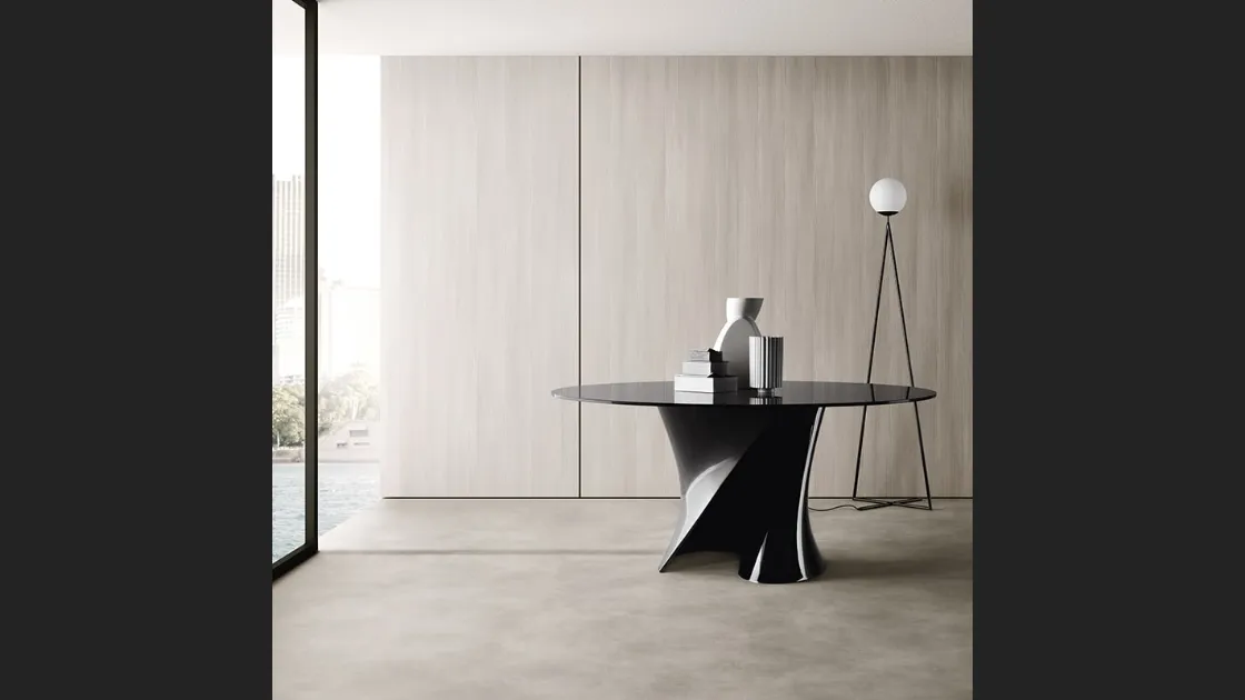 Tavolo S Table con top in cristallo di MDF Italia