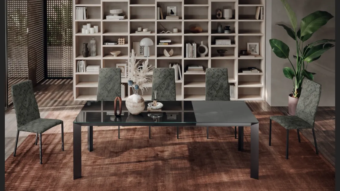 Tavolo allungabile in vetro Tai di Scavolini