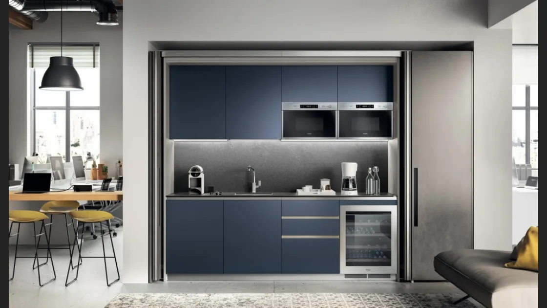 Cucina Boxi Blu Moon di Scavolini