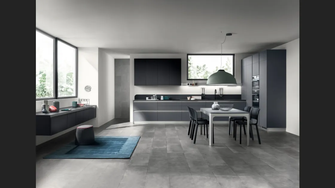 Cucina Moderna Dandy Plus Grigio Bromo di Scavolini