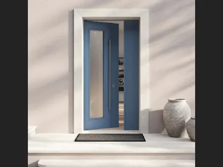 Porta blindata Regular SP02 RAL 5014 di Bertolotto
