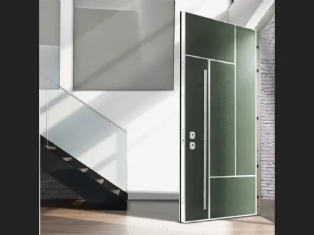 Porta blindata Solid Alluminio Sonora FD di Bertolotto