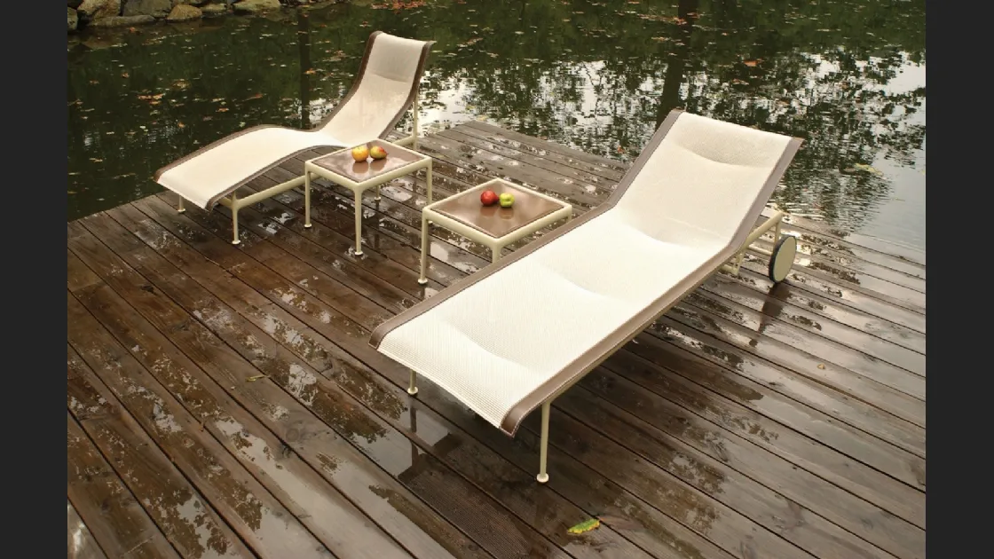 Sdraio da giardino 1966 Contour Chaise di Knoll