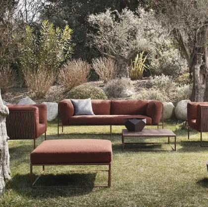 Salotto da esterno Arpa di MDF Italia