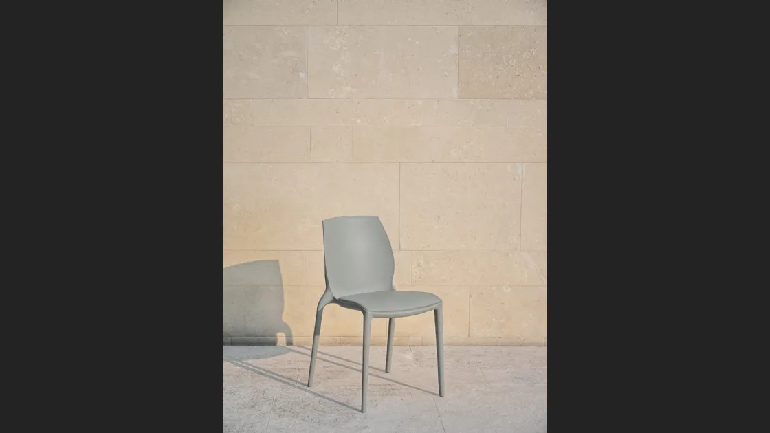 Sedia da giardino impilabile Hidra Outdoor di Bontempi