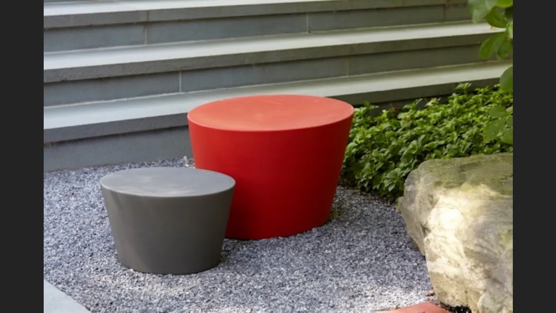 Pouf Maya Lin Stone di Knoll
