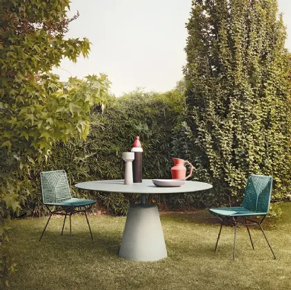 Sedia in intreccio di Corda Neil Twist Chair di MDF Italia