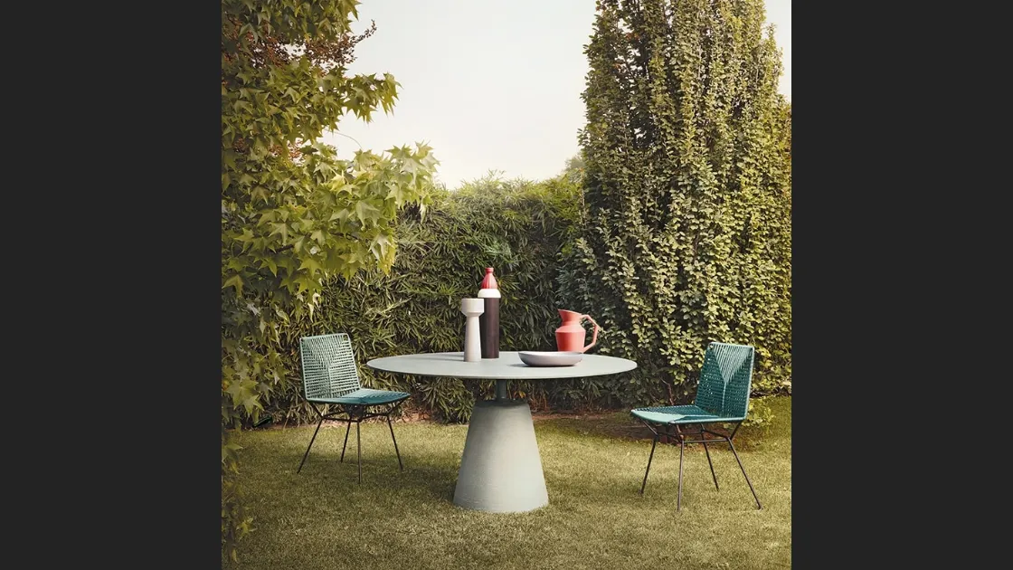 Sedia in intreccio di Corda Neil Twist Chair di MDF Italia