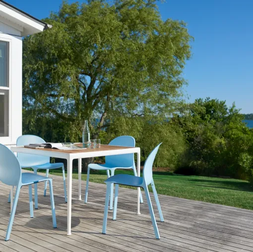 Sedia da Giardino Olivares Aluminum Chair di Knoll