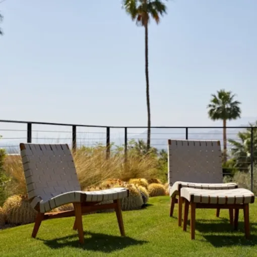 Pouf Risom Outdoor Ottoman di Knoll