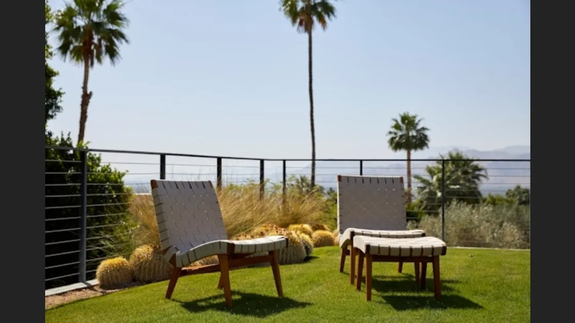 Pouf Risom Outdoor Ottoman di Knoll
