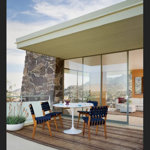 Sedia Risom Outdoor Side Chair di Knoll