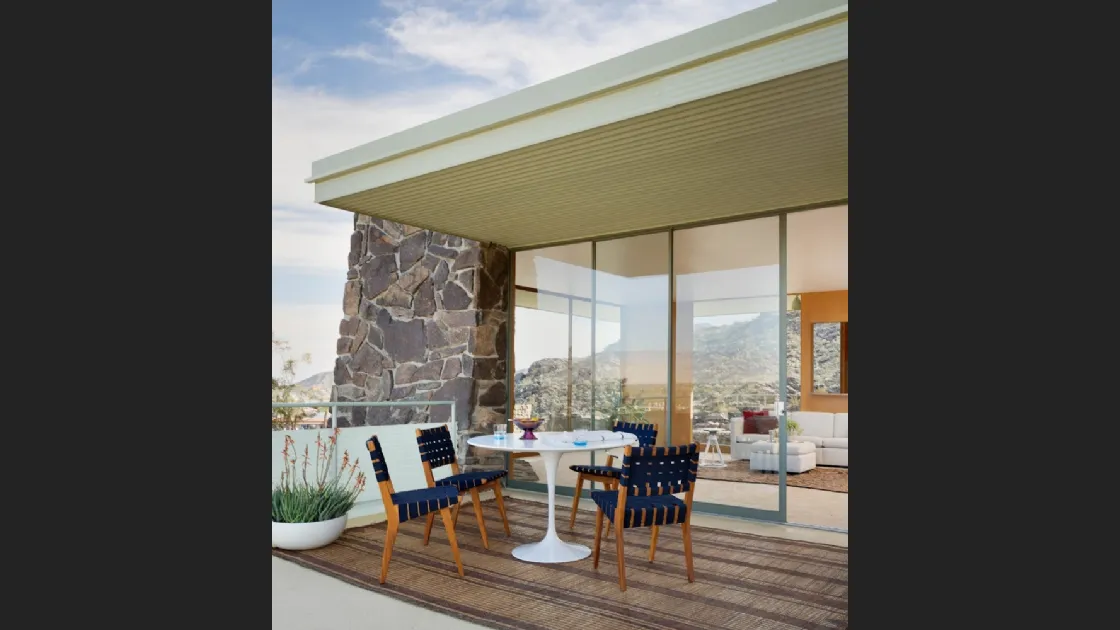 Sedia Risom Outdoor Side Chair di Knoll