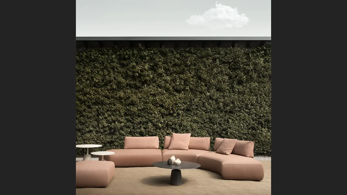 Tavolino in cemento Rock Table Mini di MDF Italia
