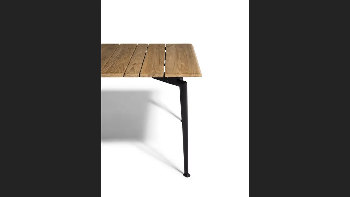 Tavolo Solaria in Teak di Poltrona Frau