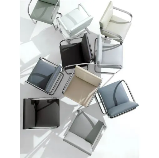 Seduta Ospiti e Attesa Brno Flat Bar Side Chair di Knoll