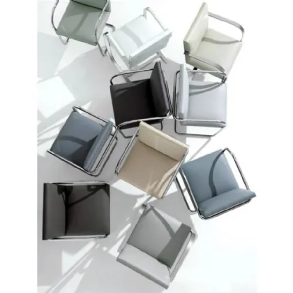 Seduta Ospiti e Attesa Brno Flat Bar Side Chair di Knoll